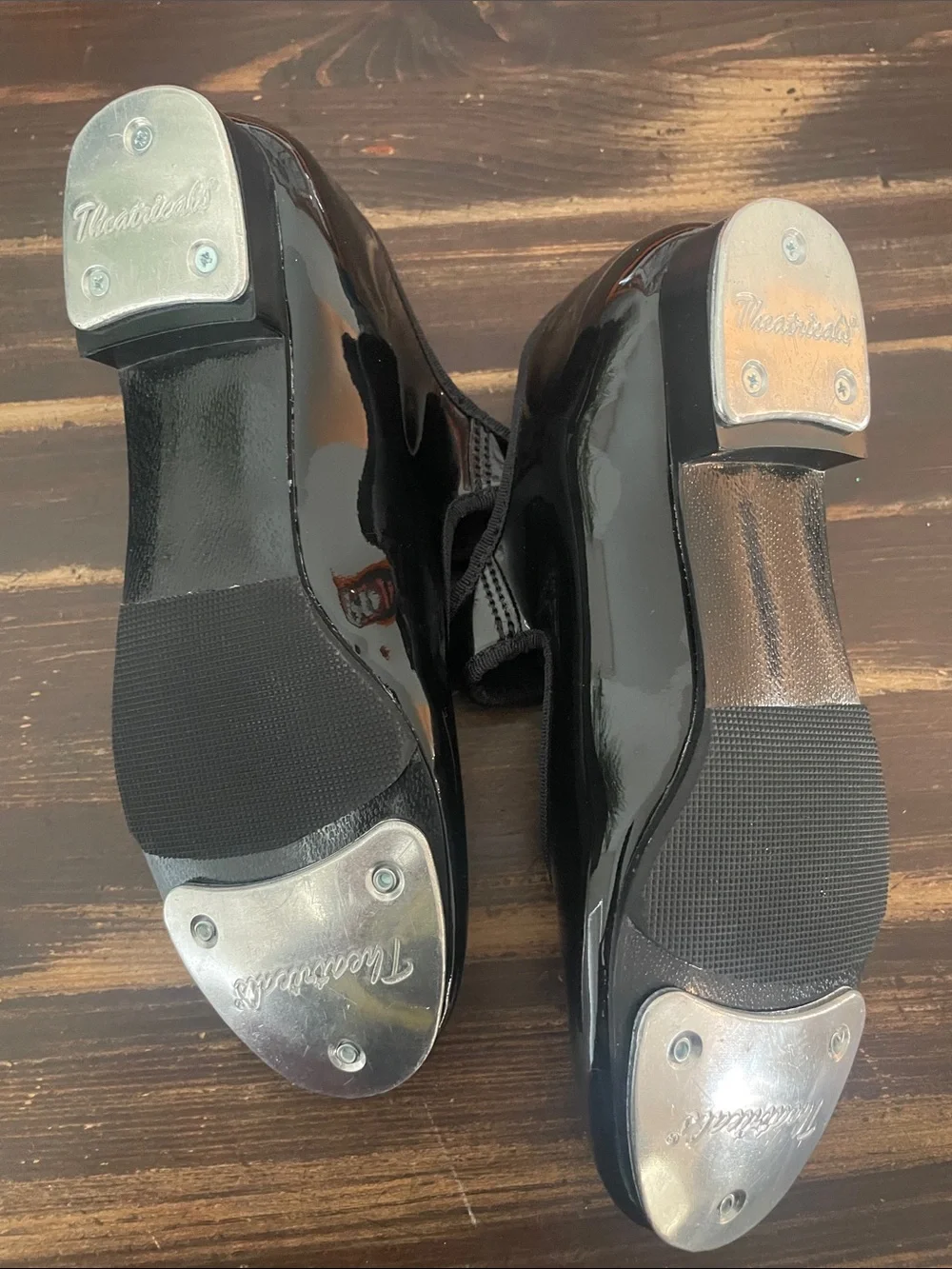 Girls Black Patent Mary Jane Shoes Tap Dance Shoes